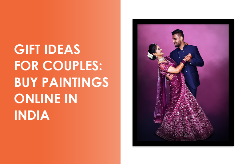 online paintings gifts for couples in India